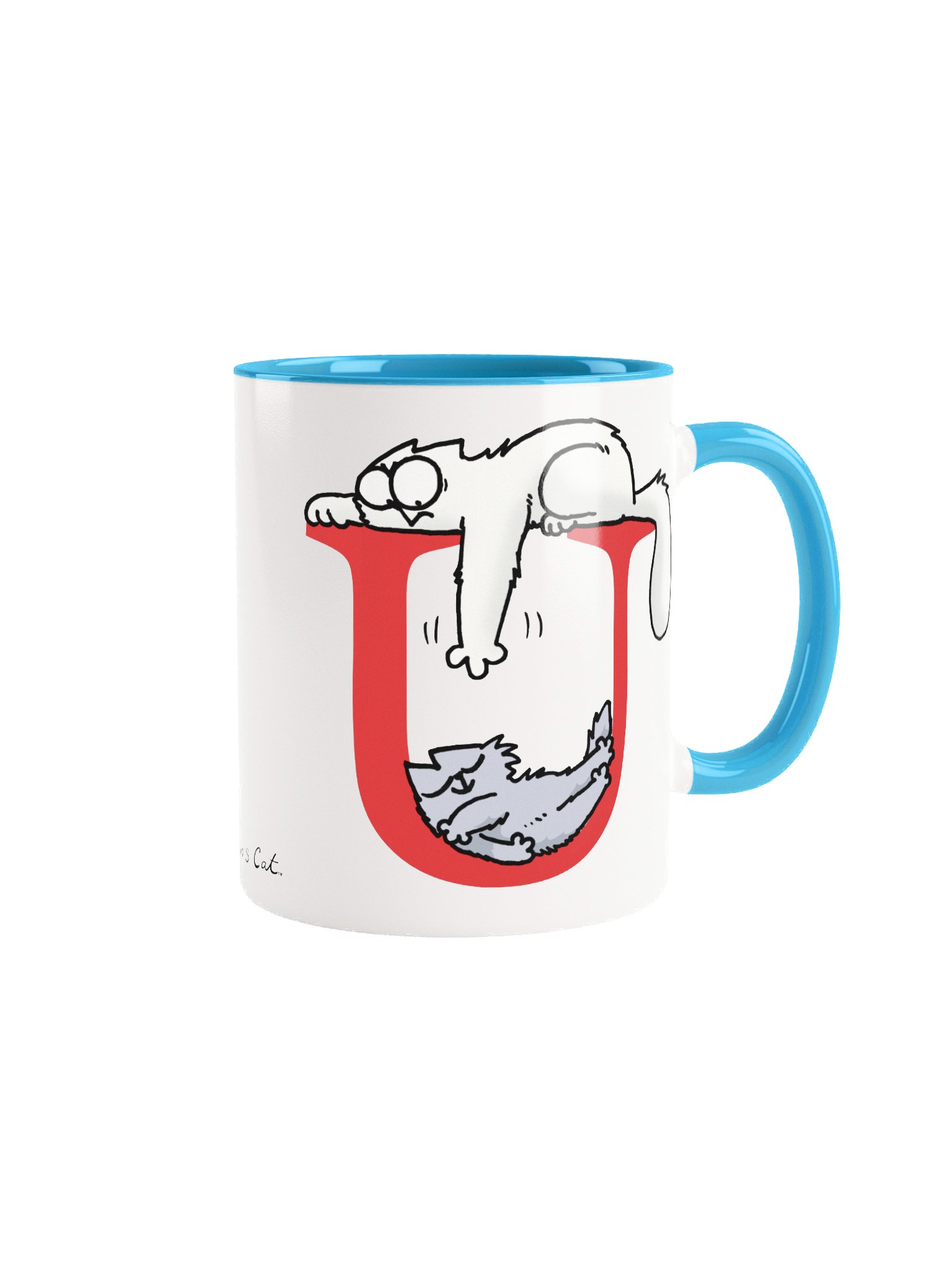 Cat Monogram Mug - U product image (2)