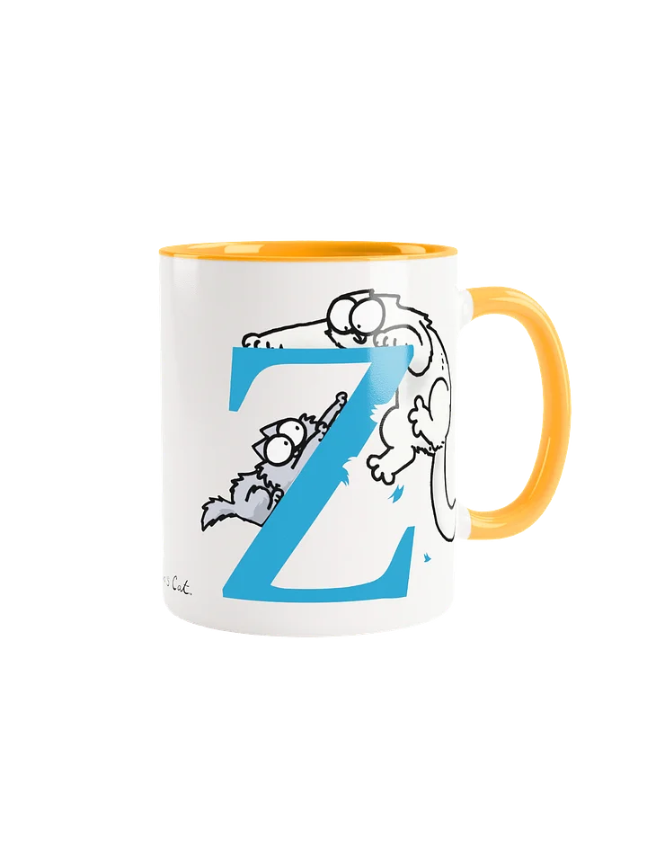 Cat Monogram Mug - Z product image (2)