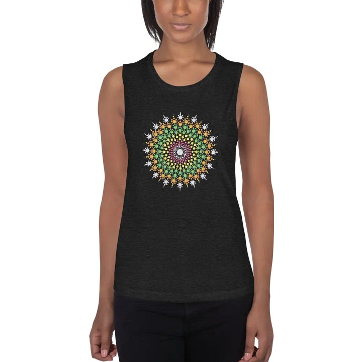 Pastel Dot Mandala Tank Tote product image (1)