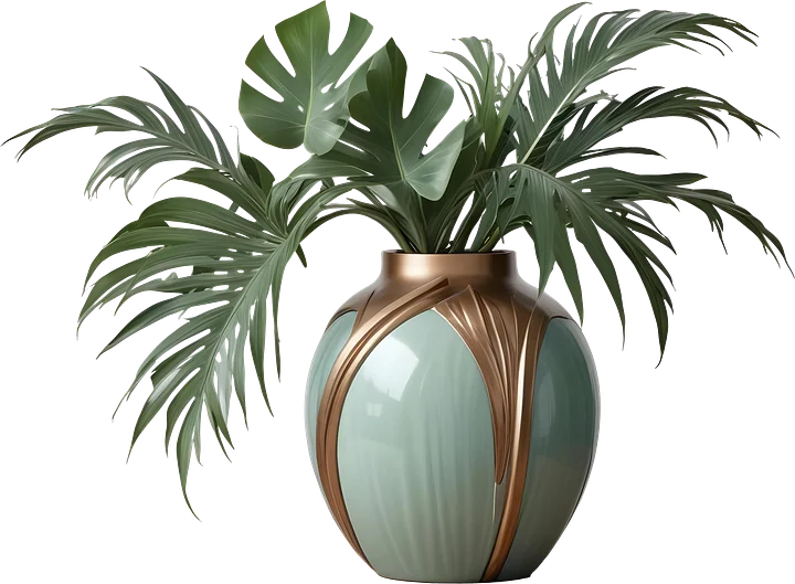 Art Deco Vase – Gatsby Grace PNG product image (1)