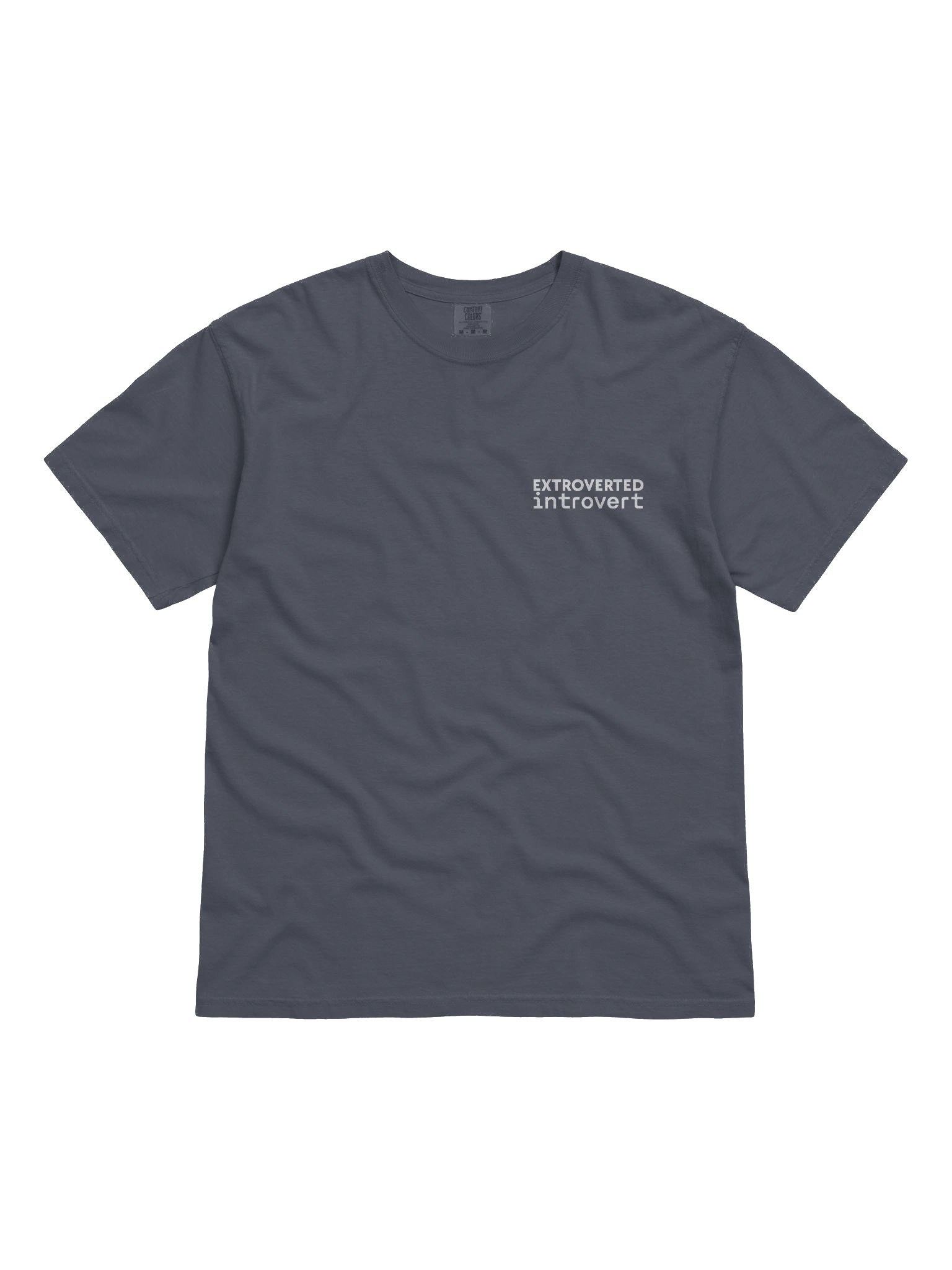 extroverted introvert - printed tee product image (81)