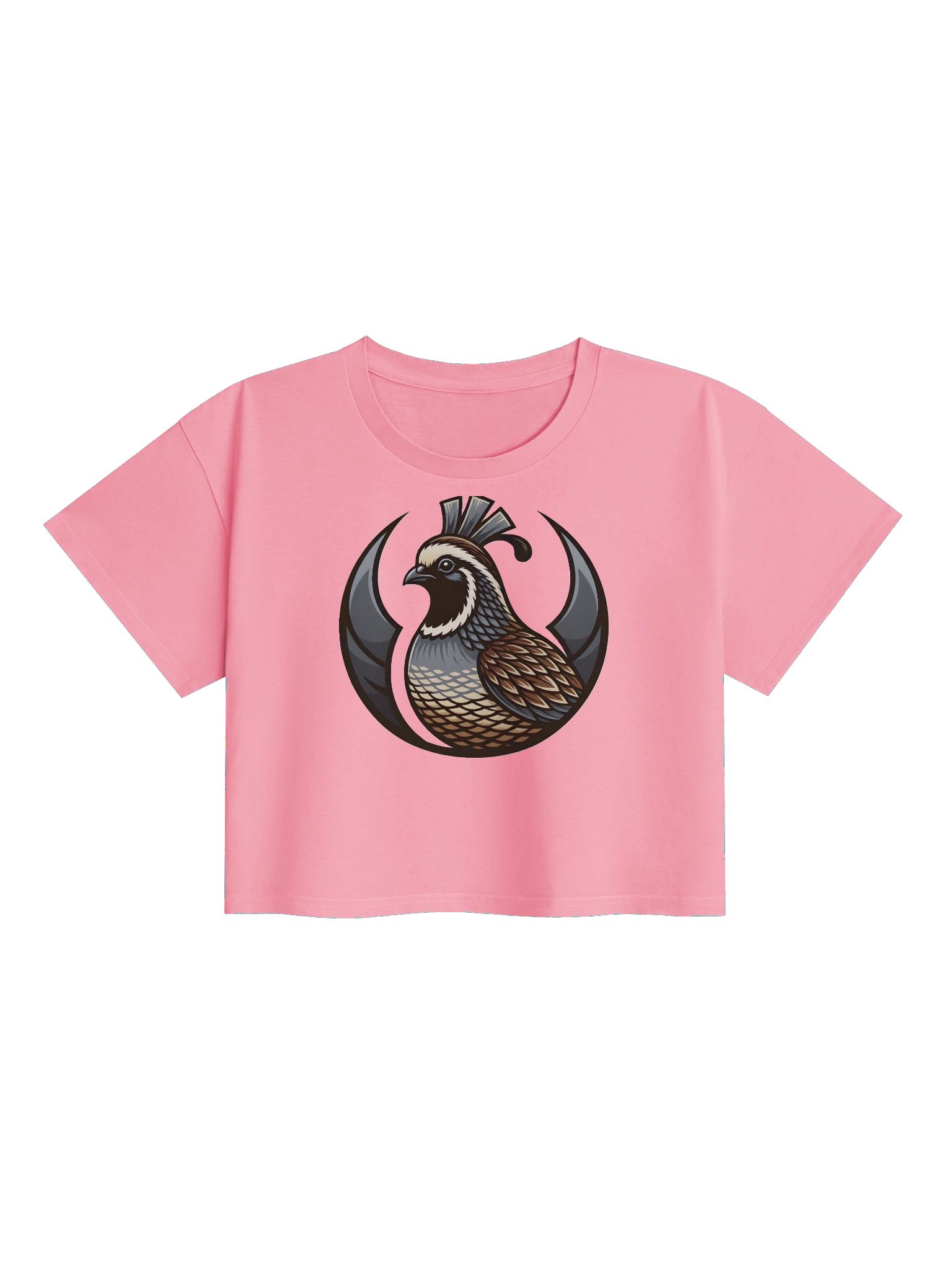 RebelQuail Feathered Circle Crop Top product image (2)