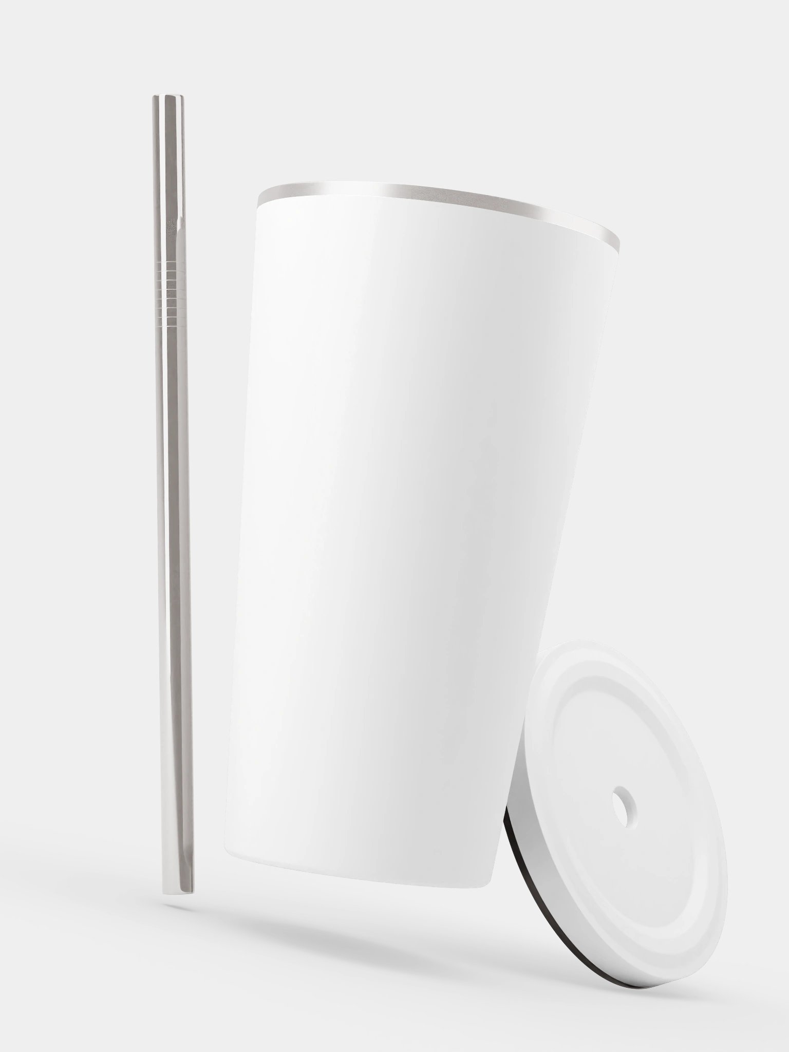 Stainless Steel Insulated Inspirational Tumbler with a Straw - Feel Deeply. Love Big. product image (6)