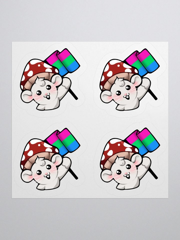 Polysexual Pride Flag Stickers product image (1)