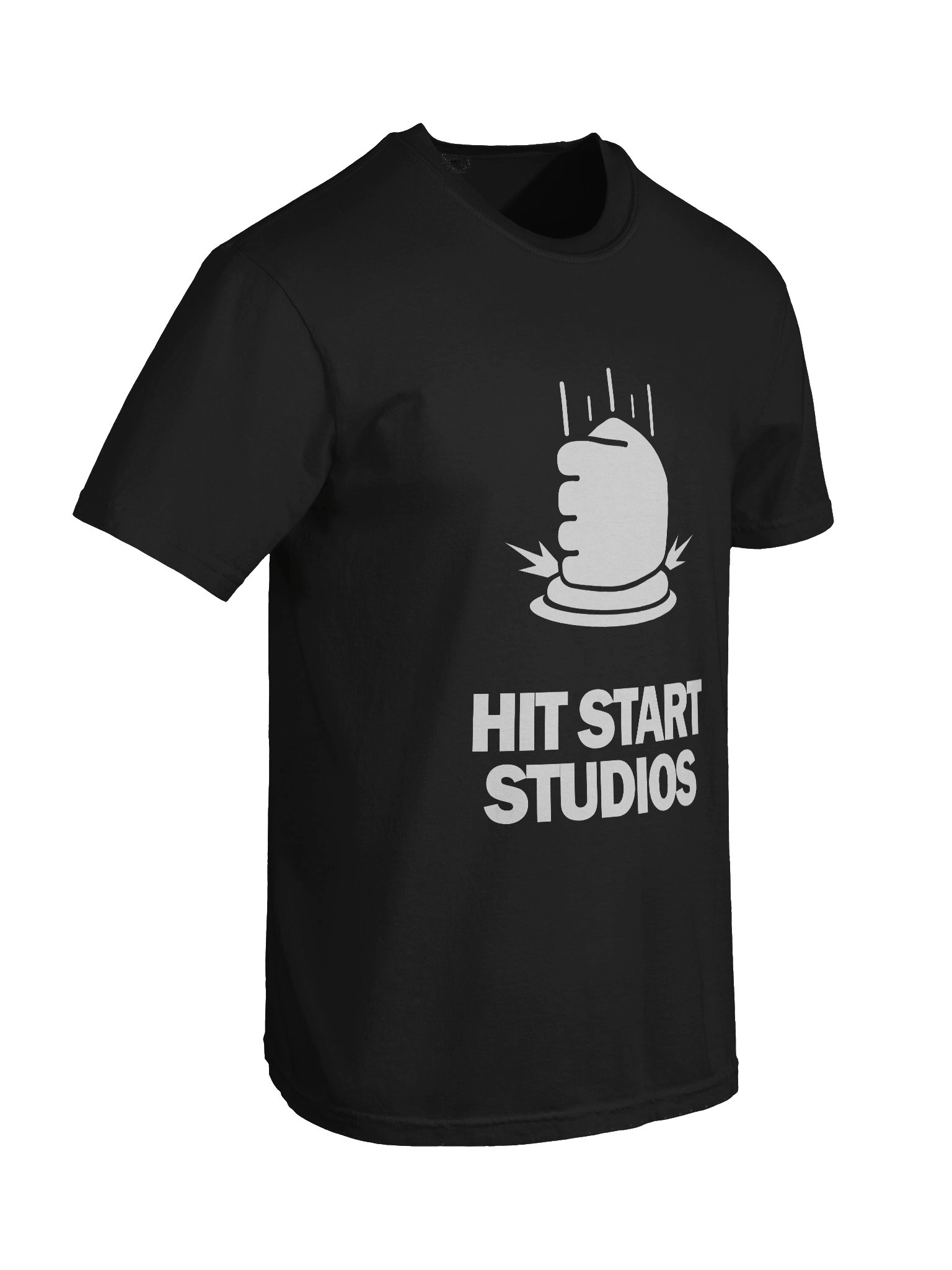 Hit Start Garment-Dyed Heavyweight T-Shirt Black product image (6)