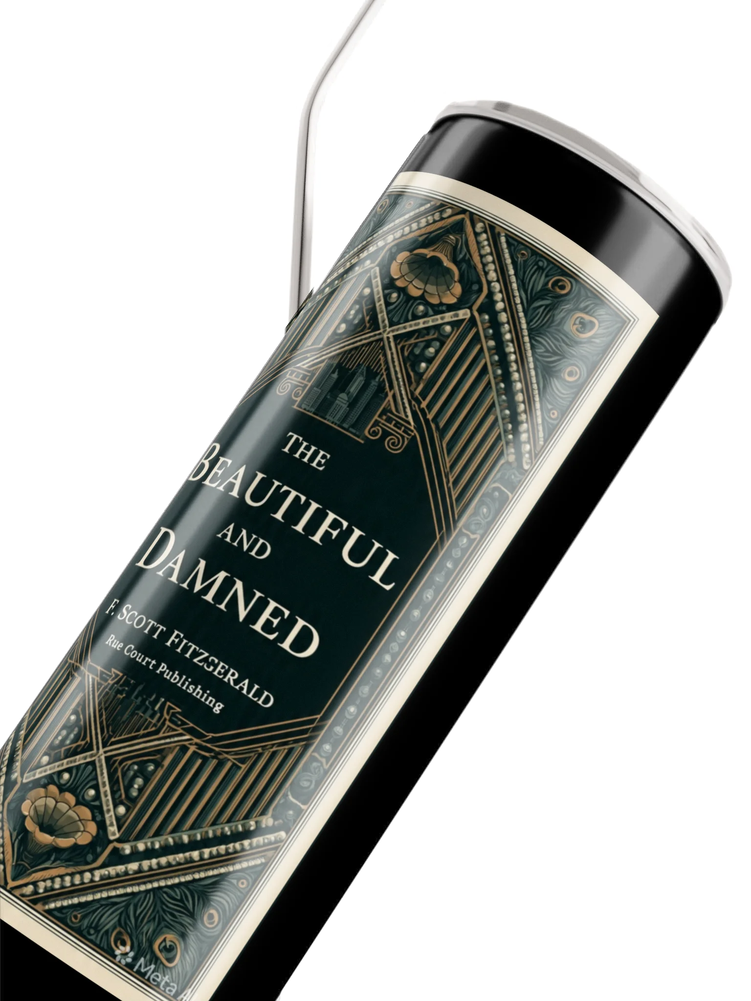 The Beautiful and Damned Art-Deco Tumbler product image (7)