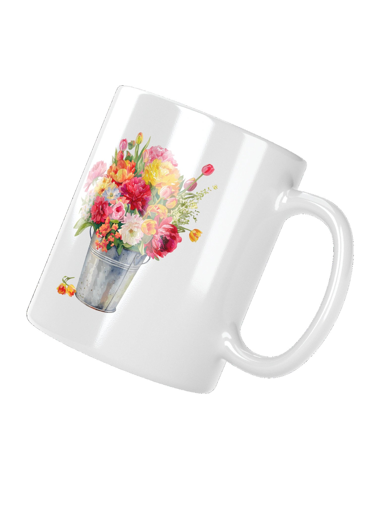 Vase A White Glossy Mug product image (10)