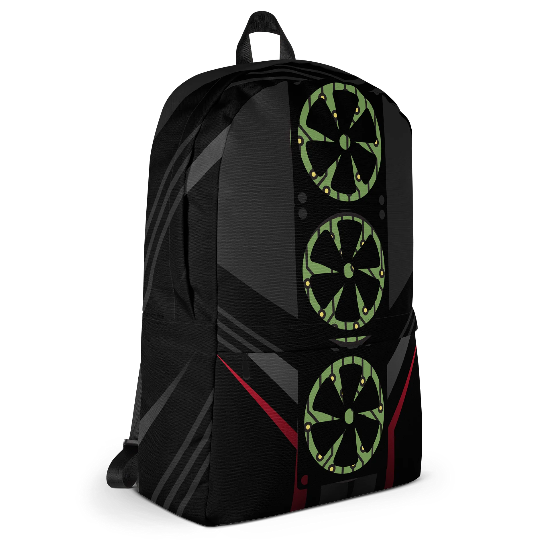 Mechanical Green Symmetry Backpack product image (3)