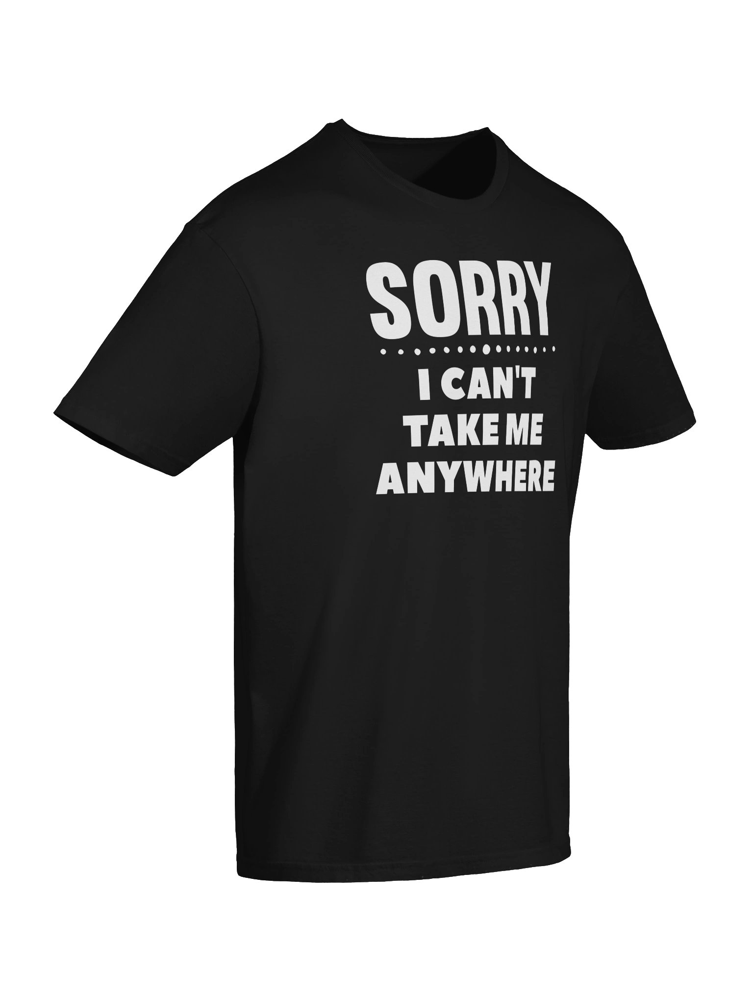 Sorry, I Can’t Take Me Anywhere Tee product image (27)