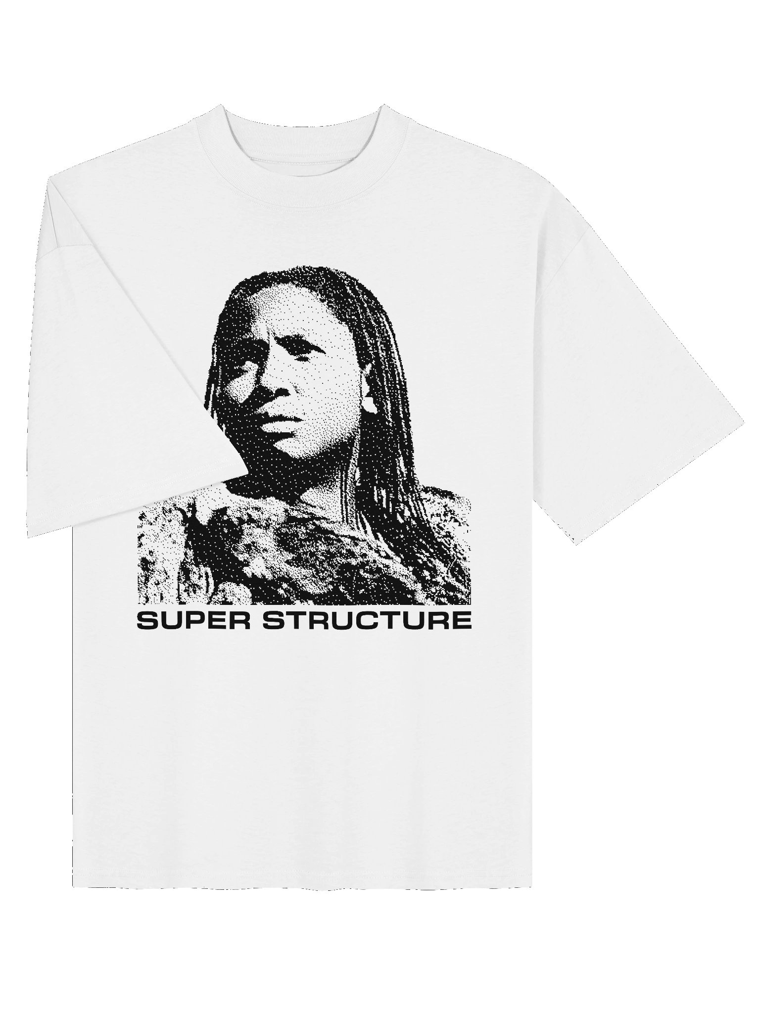 Tamil Tiger Title Oversized Organic Tee product image (3)