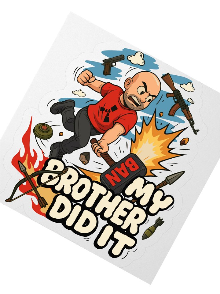 My Brother Did It Sticker product image (5)