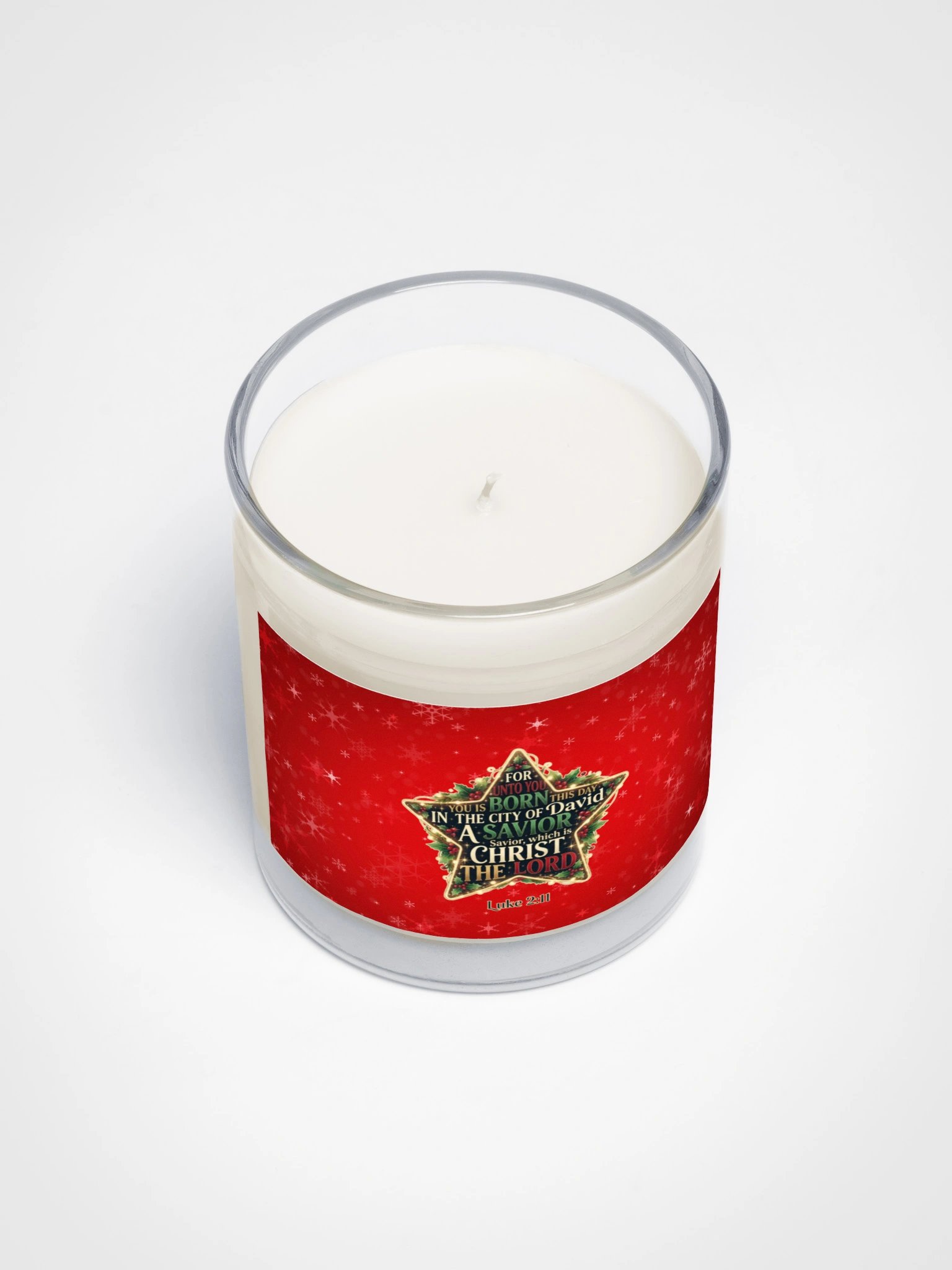 Luke 2:11 Christmas Star Candle product image (3)