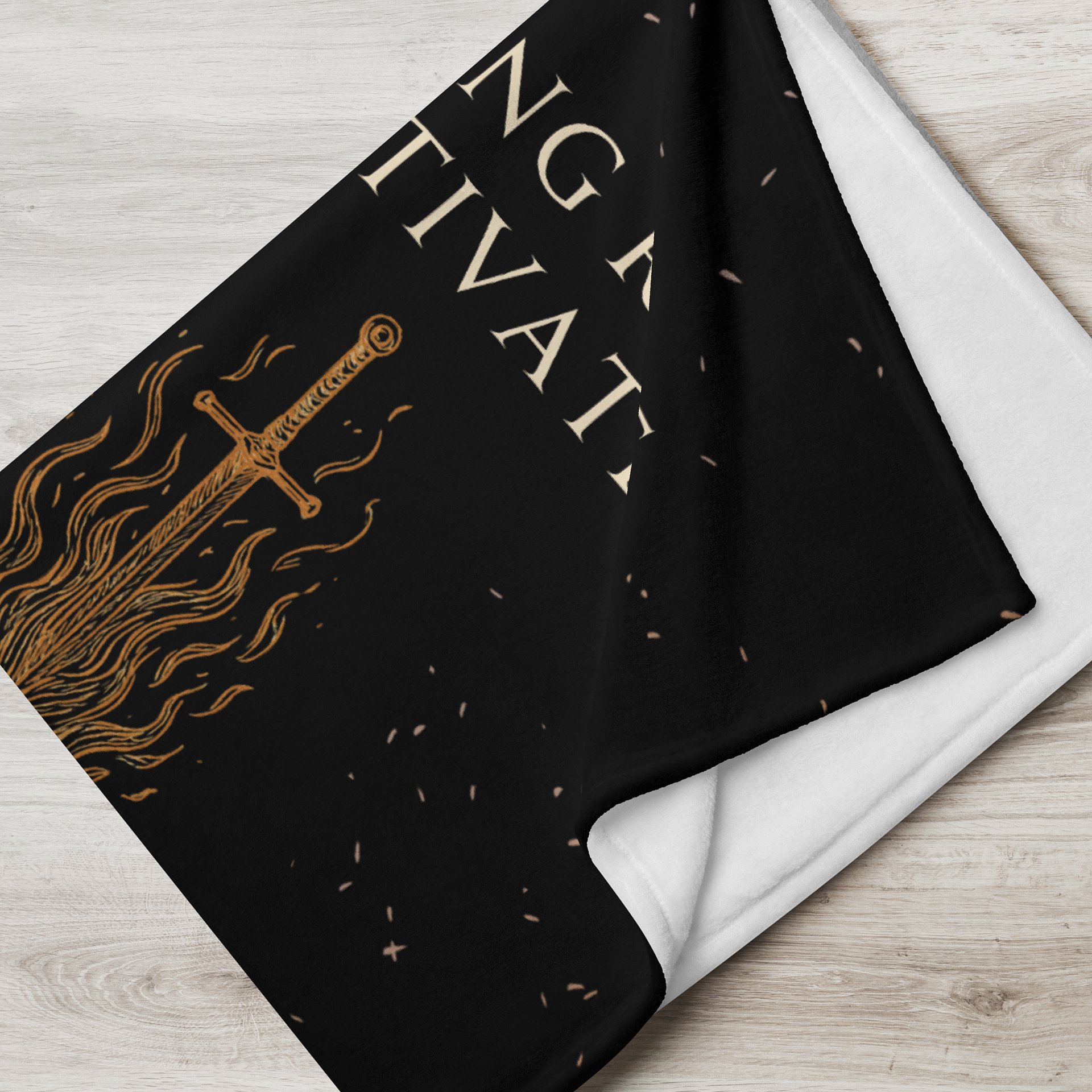 Long Rest Activated Blanket | Gamer Recovery & Spoonie Throw Blanket product image (2)