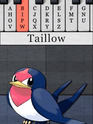 Taillow and Swellow turned into a musical jingle! #pokemon #piano #jingle
