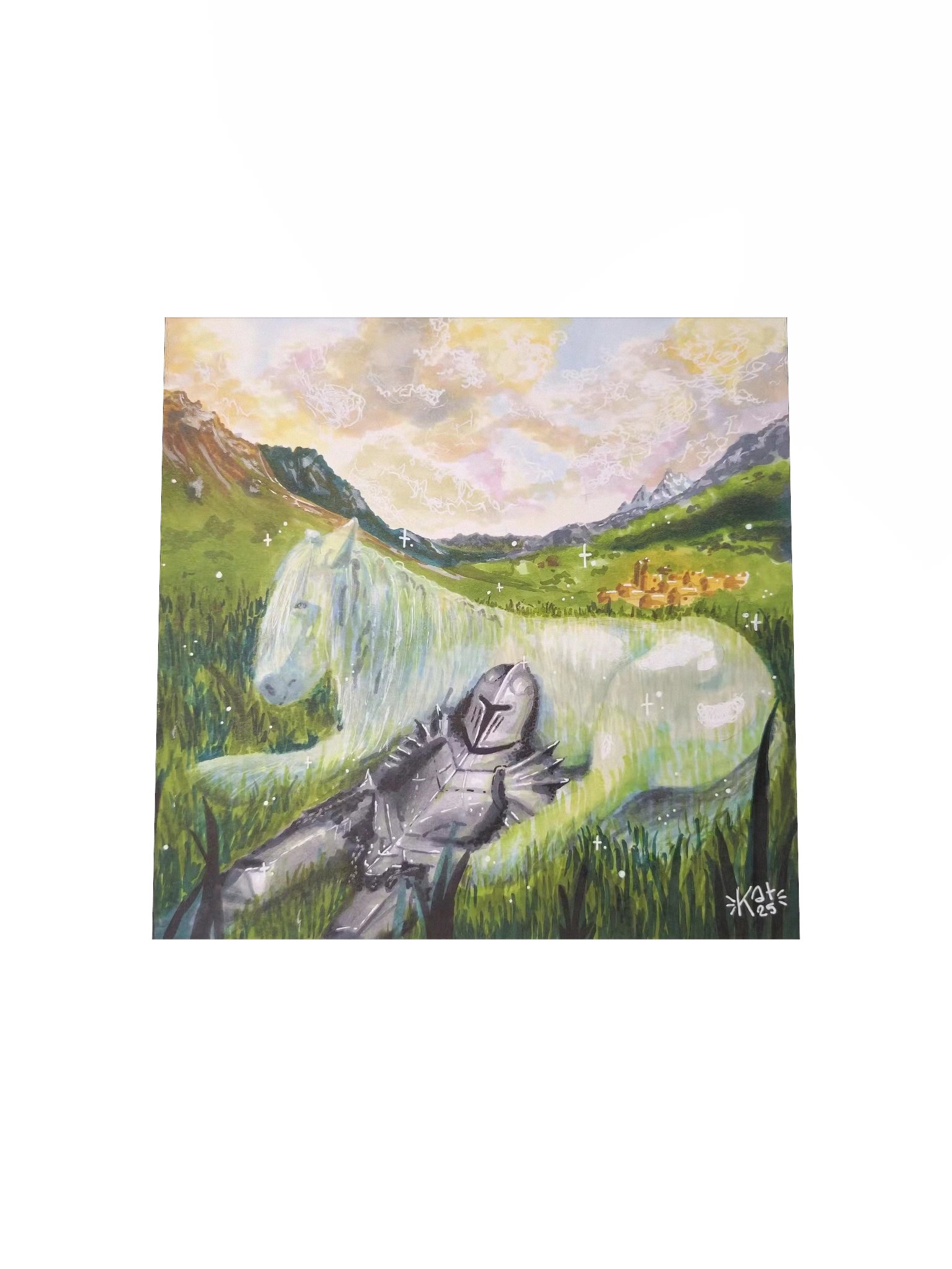 Spectral Knight Print product image (11)