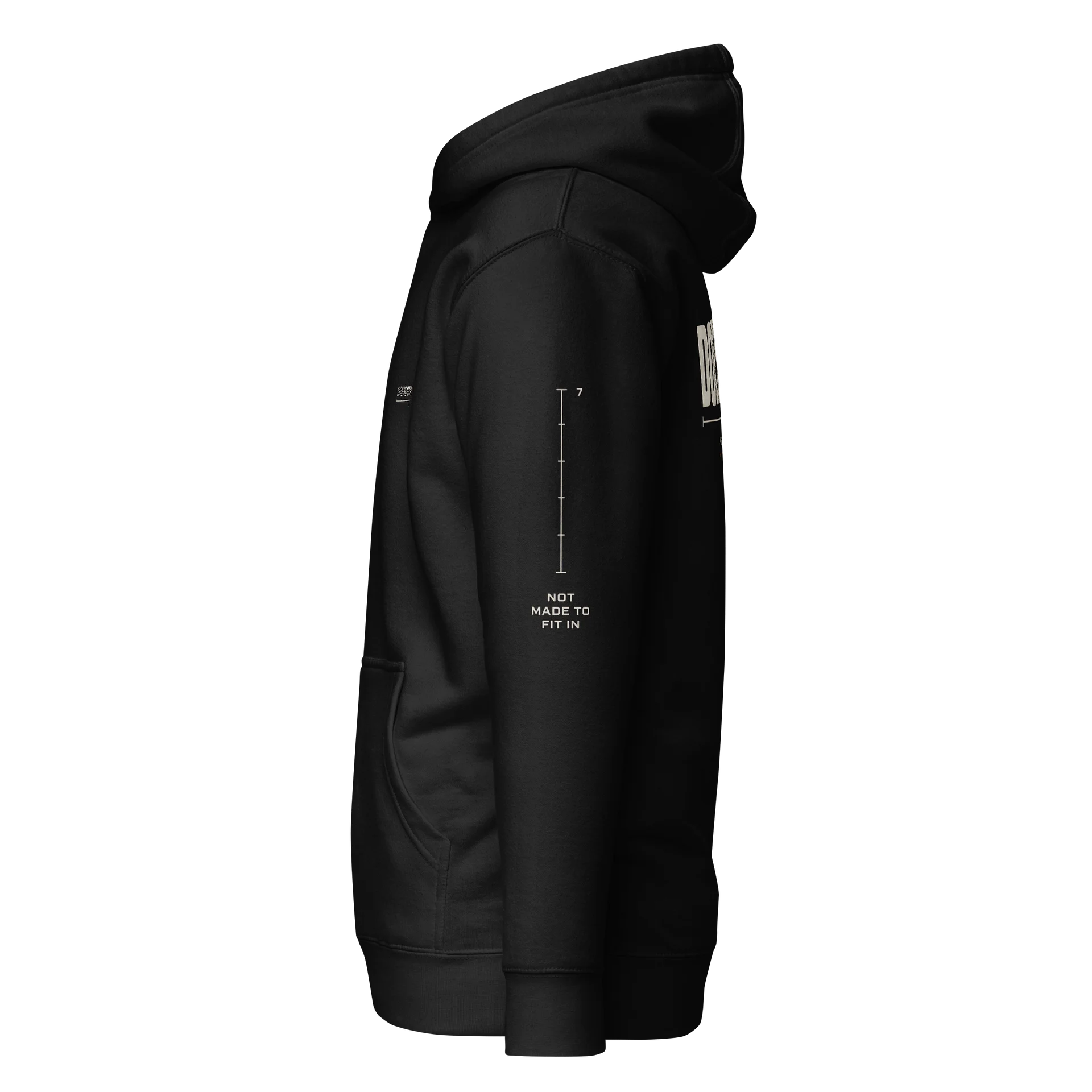 OUT OF 7HE NORM Hoodie — Bold Minimalist Graphic product image (4)
