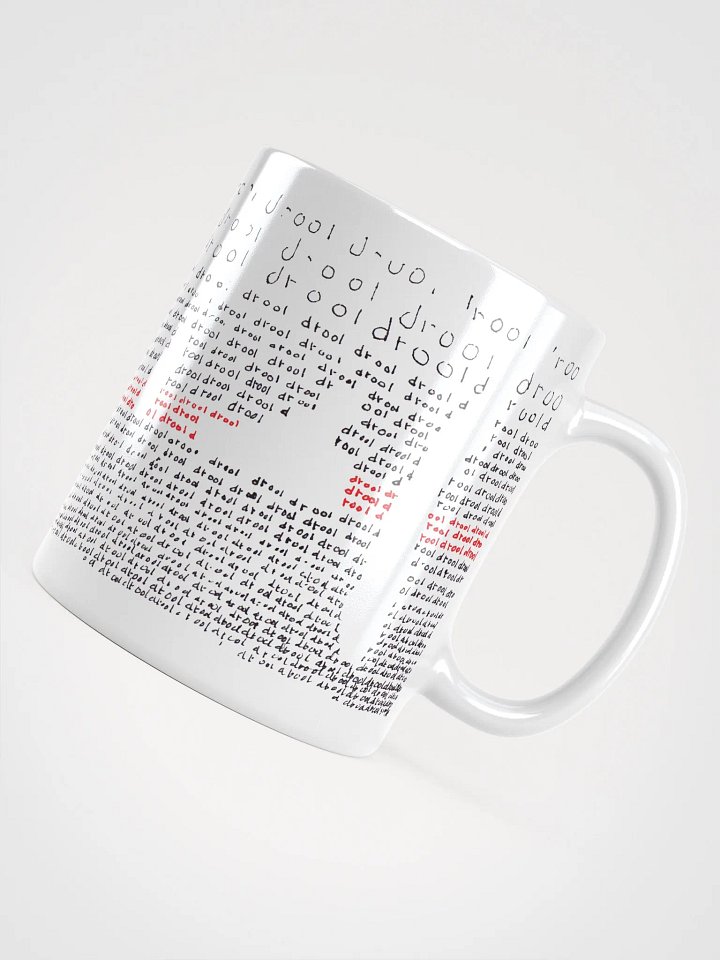 Drool White Glossy Mug product image (2)