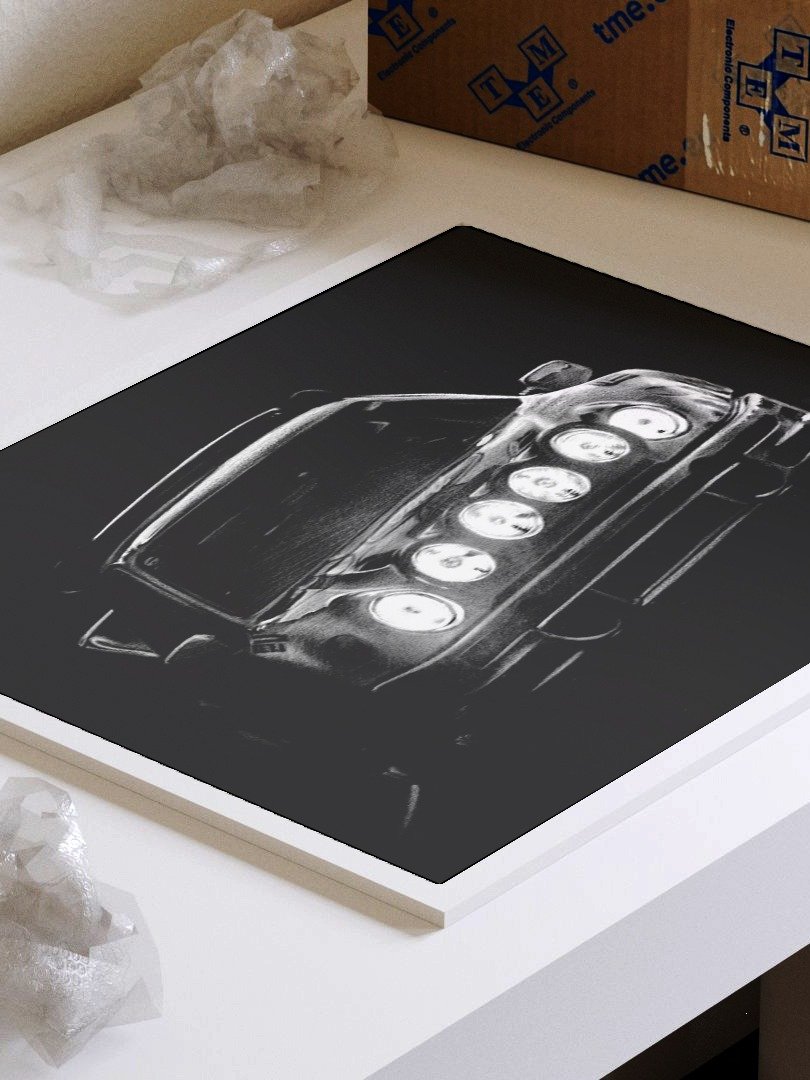 Ford RS200 night rally - A3 Print product image (2)