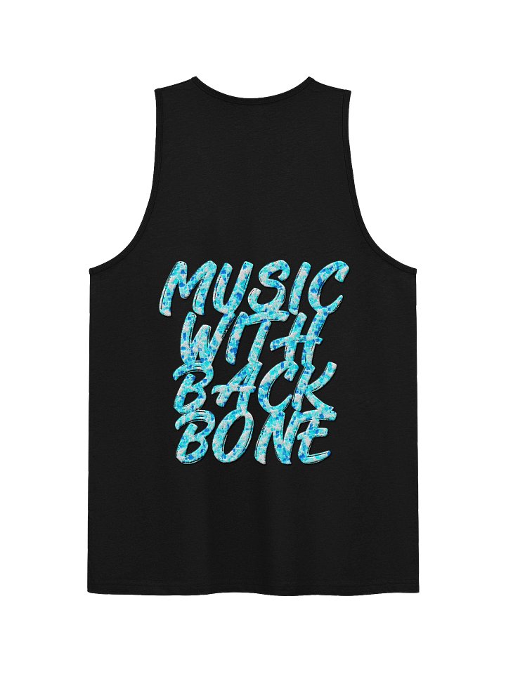 5 YRS OF SPYNAL X CUSSDEM EMBROIDERED BLACK TANK product image (2)