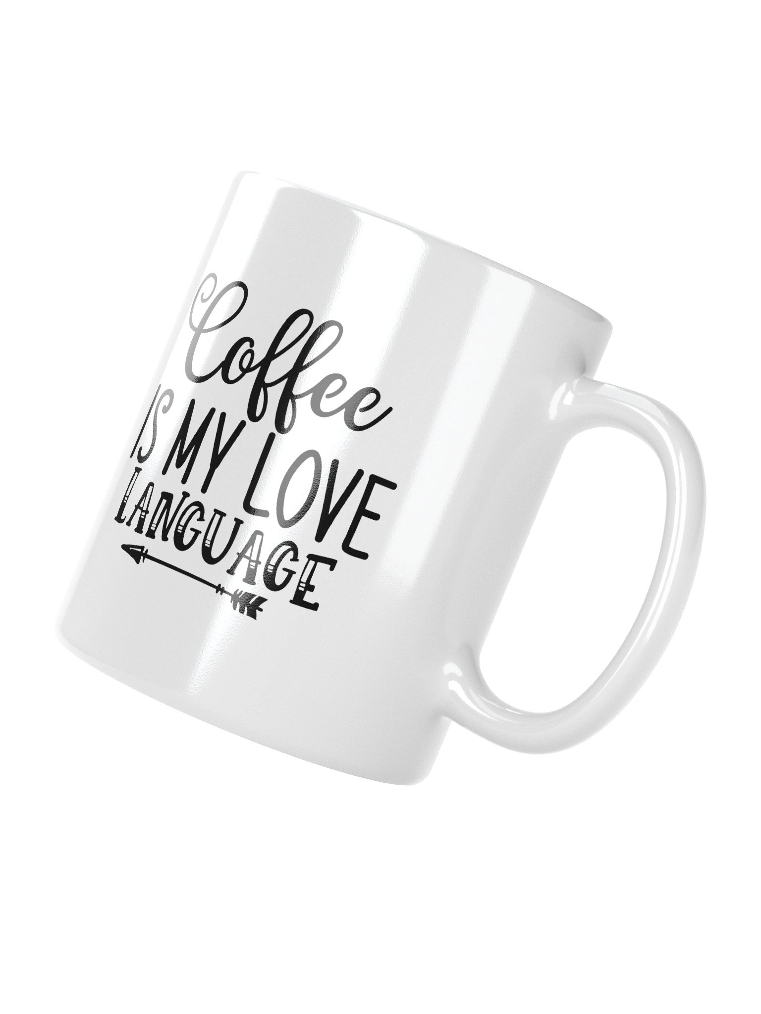 Coffee Is My Love Language Funny Mug - Cute Coffee Lover Ceramic Cup Gift product image (7)