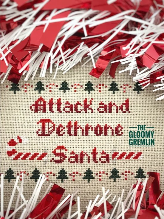 Attack and Dethrone Santa - Cross Stitch Pattern product image (1)
