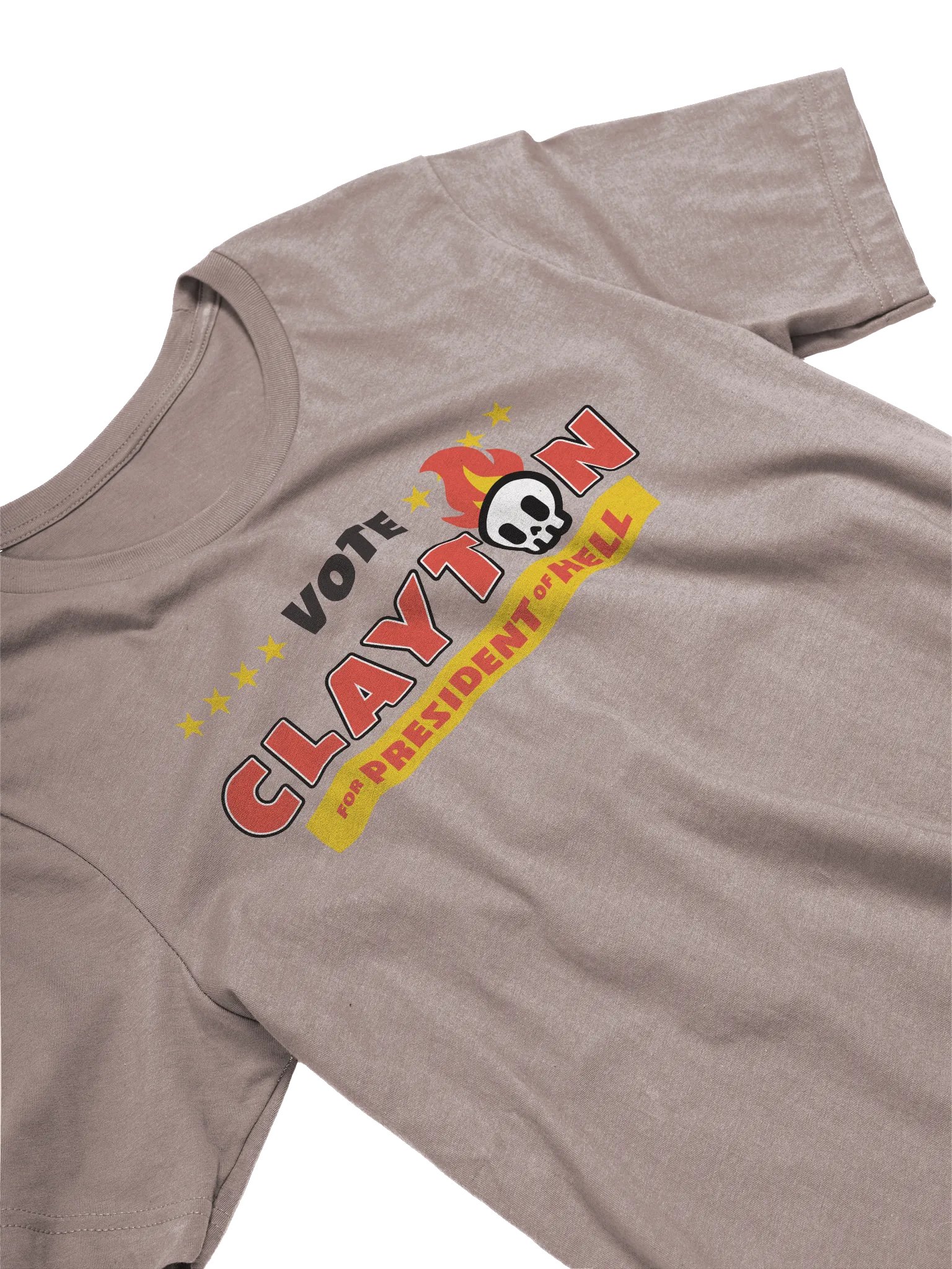 Vote Clayton for President of Hell T-Shirt product image (12)