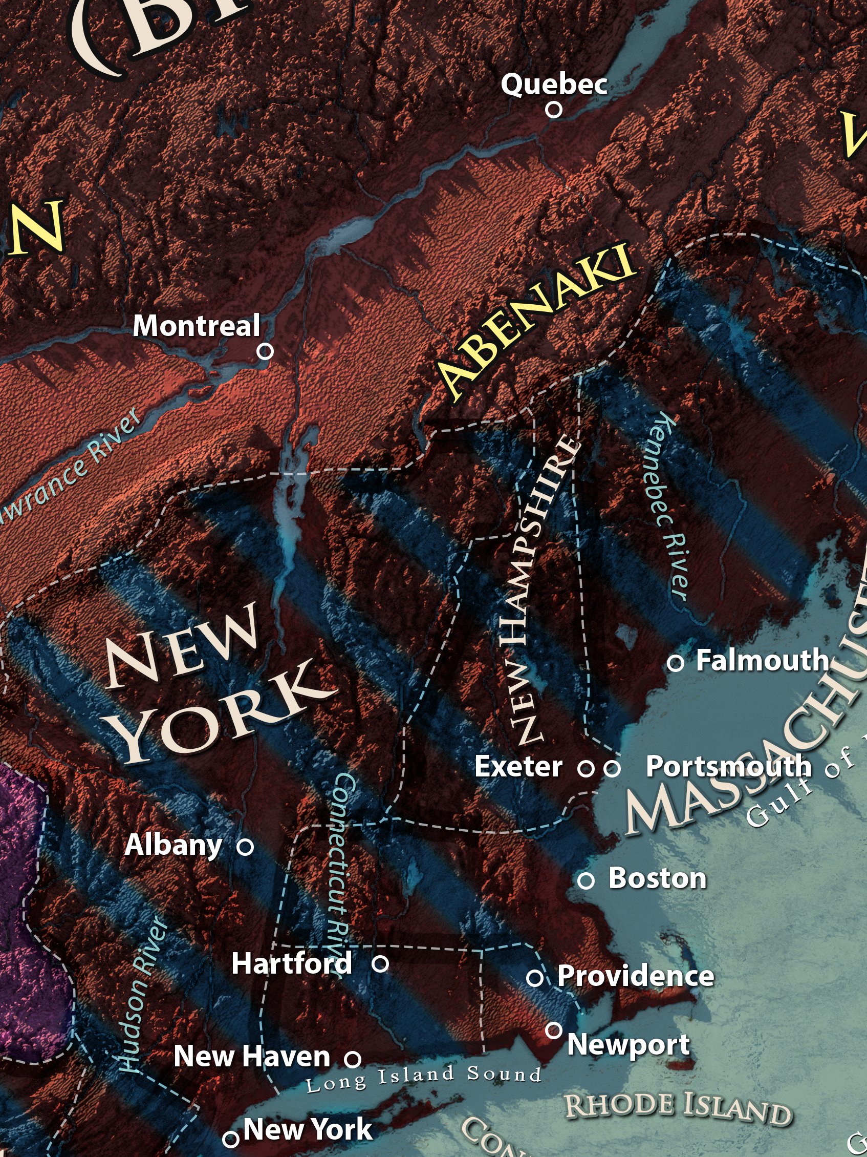 The American Revolution - 1776 - Framed Map product image (3)