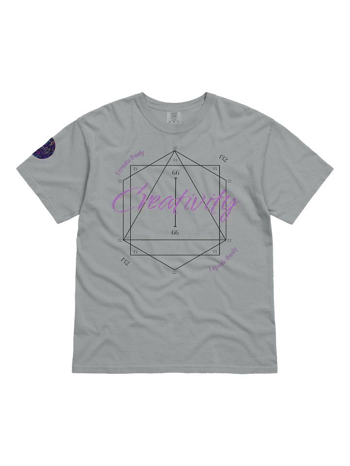 Creativity 132 Vibrational T-Shirt (purple) product image (1)