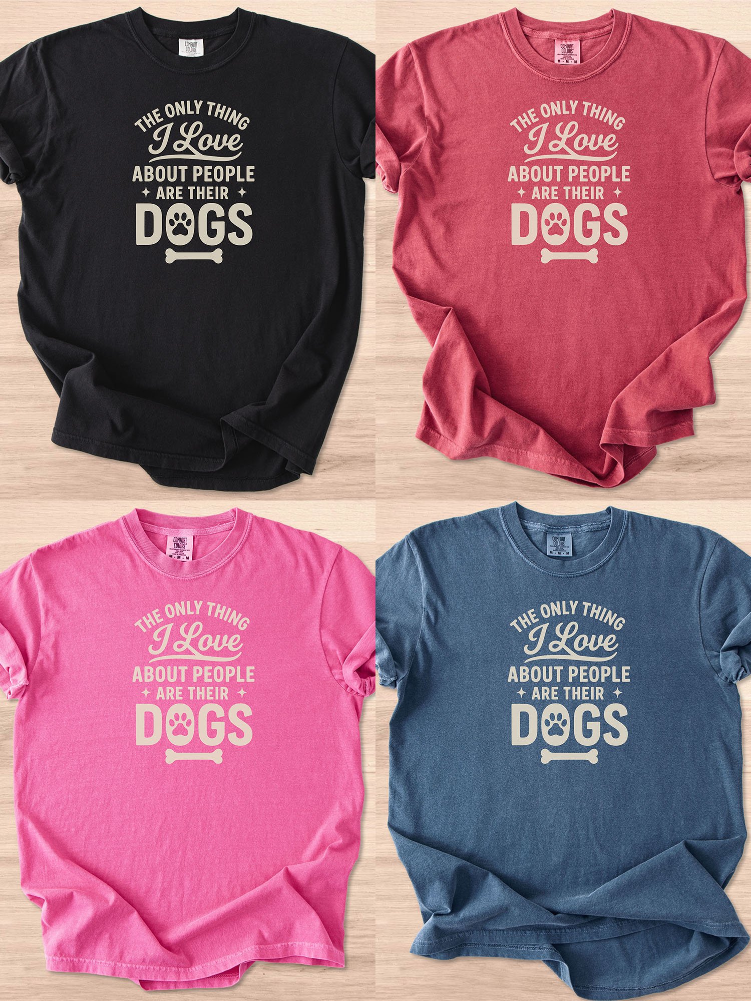 The Only Thing I Love About People Are Their Dogs Tee product image (3)