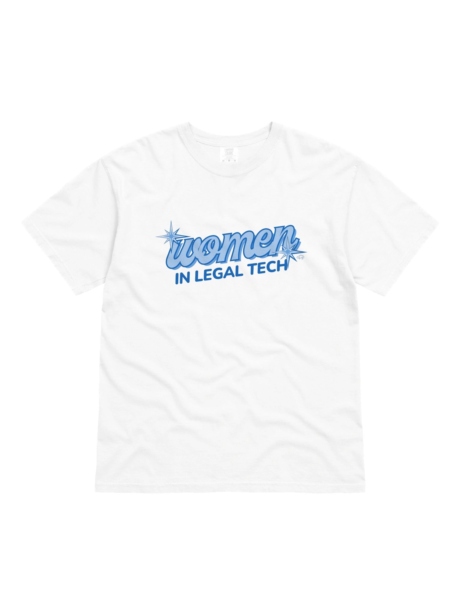 Women in Legal Tech Graphic Tee (Blue Logo) product image (7)