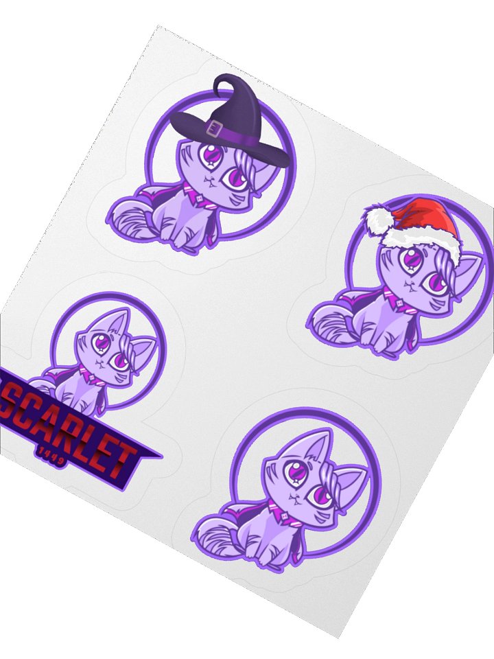 Scarlet1449 Mixed Kiss Cut Stickers product image (2)
