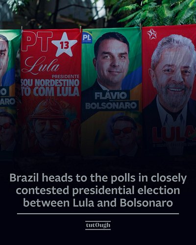 🇧🇷Brazilians are voting in the 2026 Brazilian presidential election on Sunday (4 Oct), with incumbent President Luiz Inácio L...