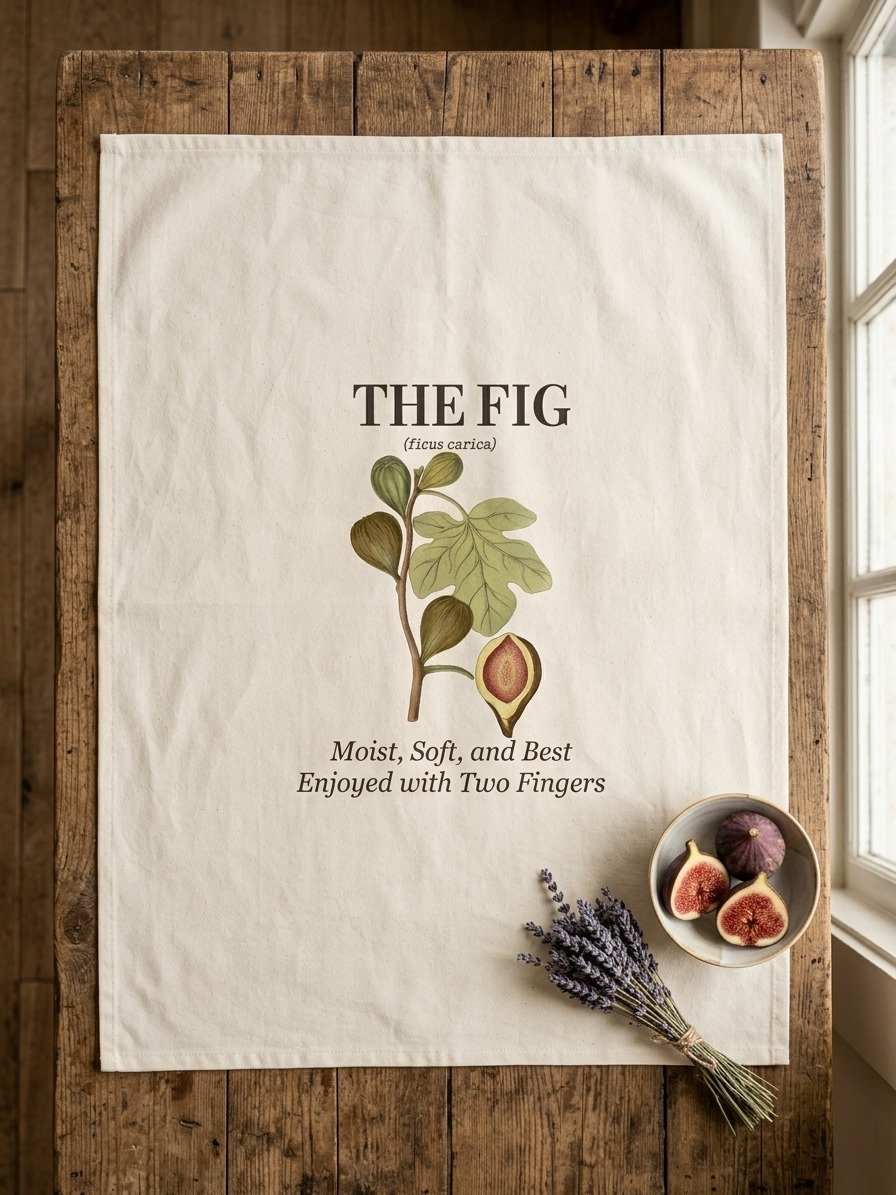 The "Fig" Botanical Tea Towel product image (1)