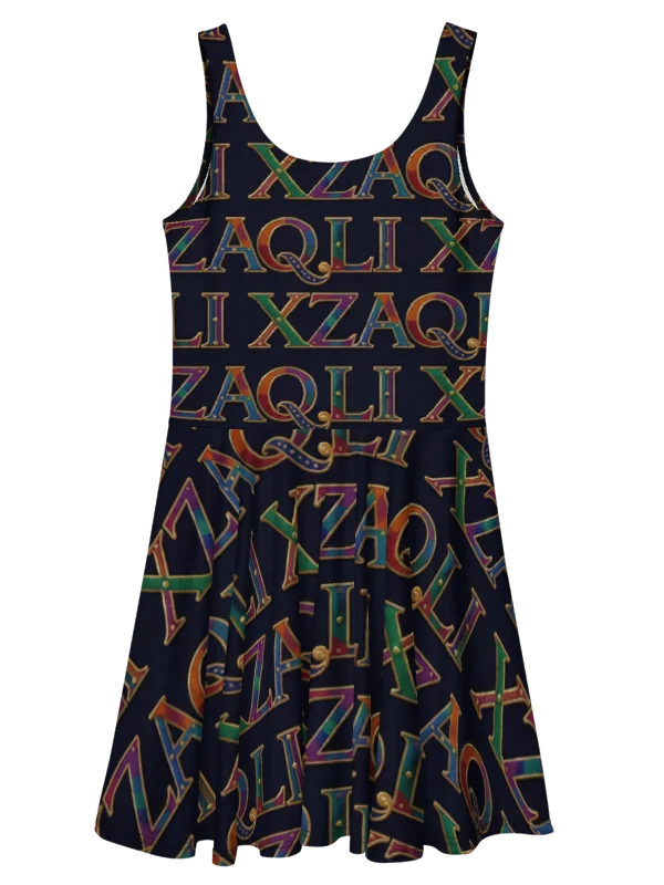 XZAQLI Prism Monogram Skater Dress product image (3)