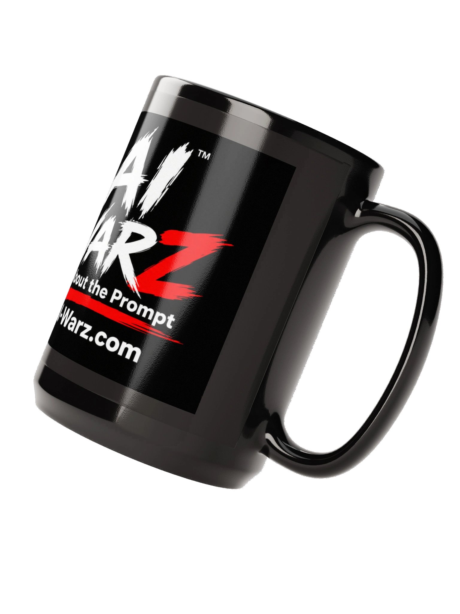 AI WARZ – Prompt This. 15 oz Black Mug product image (4)