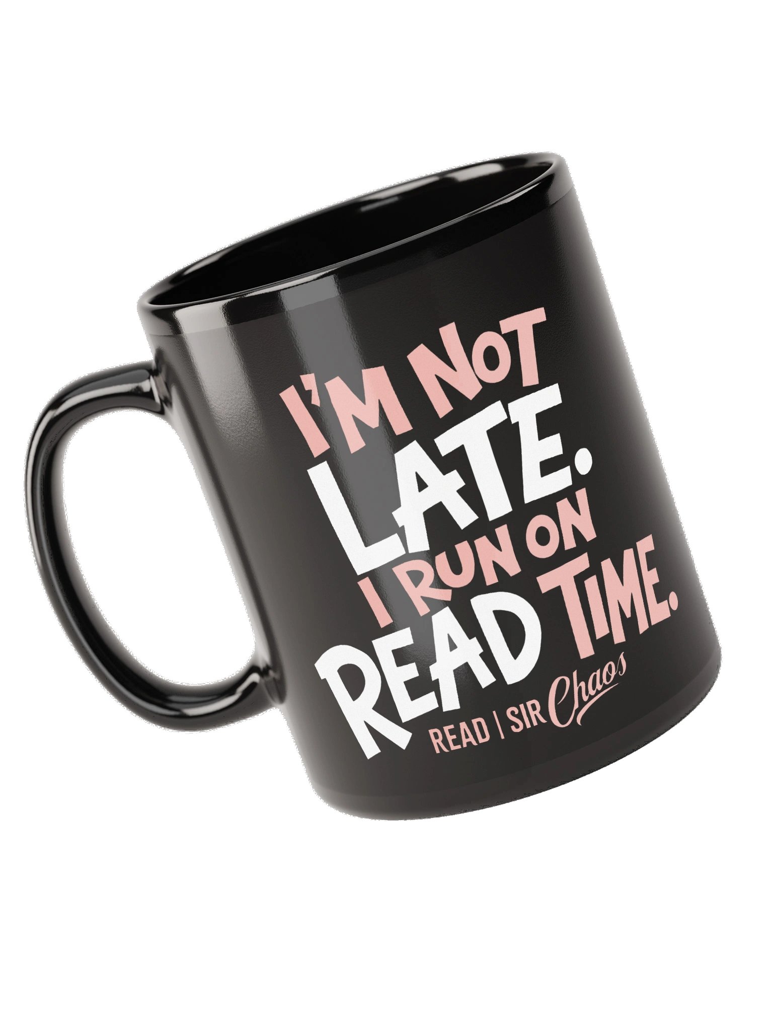 Read Time Black Mug product image (10)