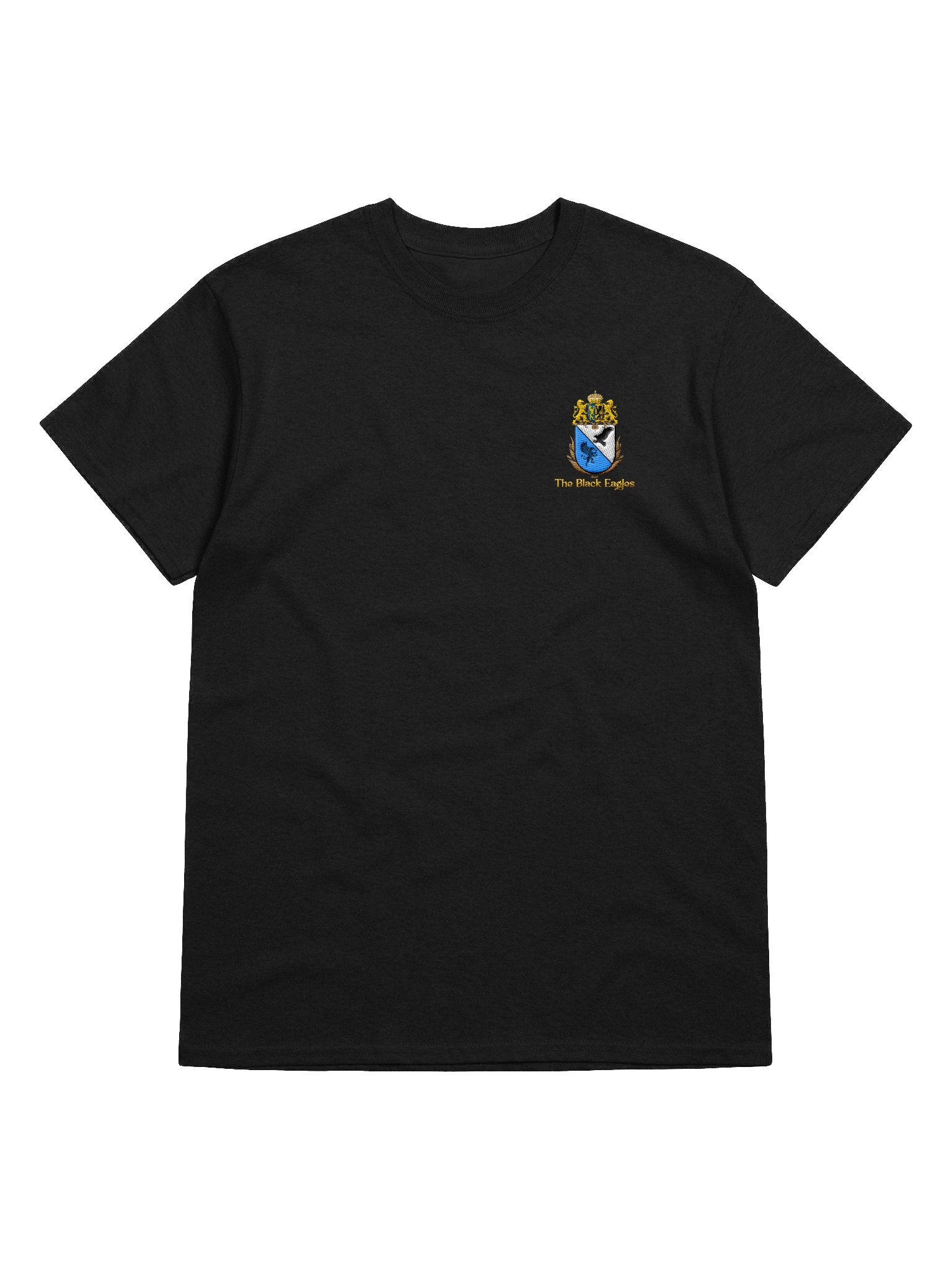Black Eagles embroidered t-shirt product image (23)