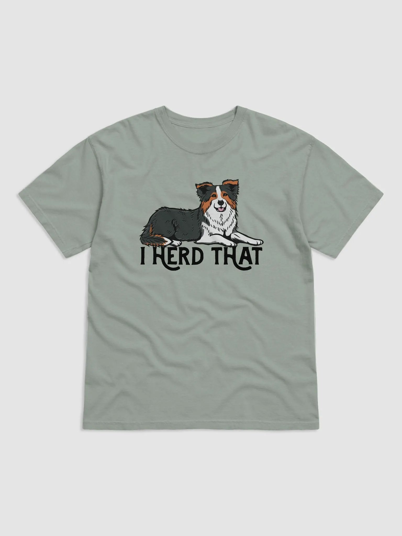 Custom - I Herd That | T-Shirt for Border Collie Dog Owners product image (4)
