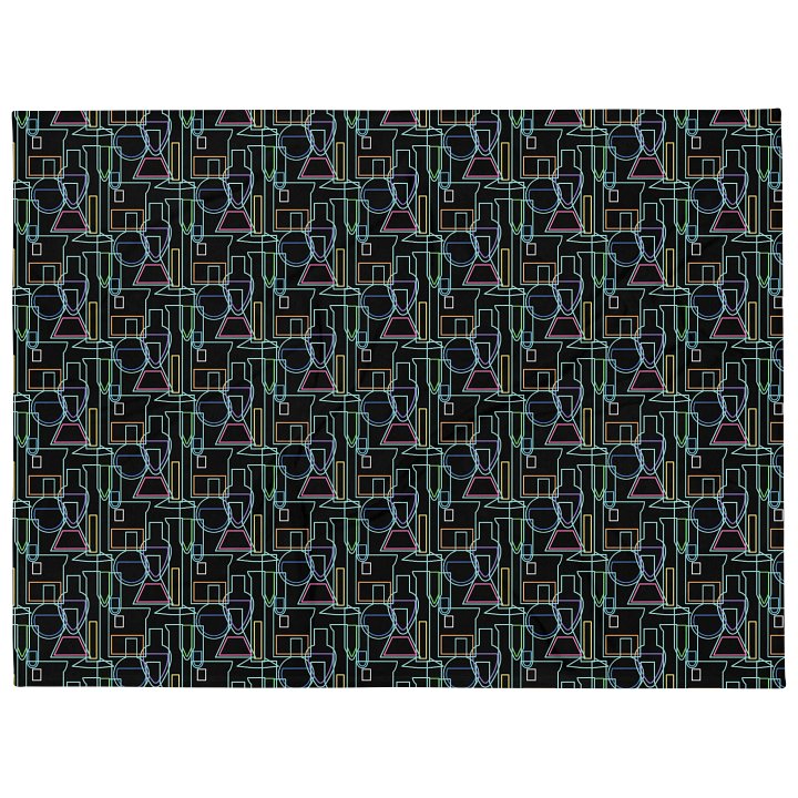 Chemistry Lab Lines Throw Blanket product image (2)
