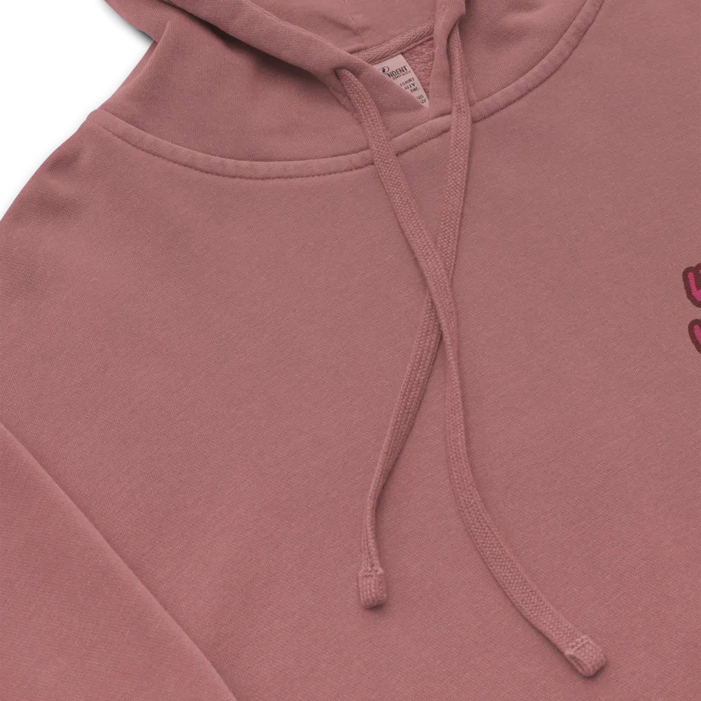 Habitual Instigator (L.C. rose design) embroidered pigment hoodie product image (8)