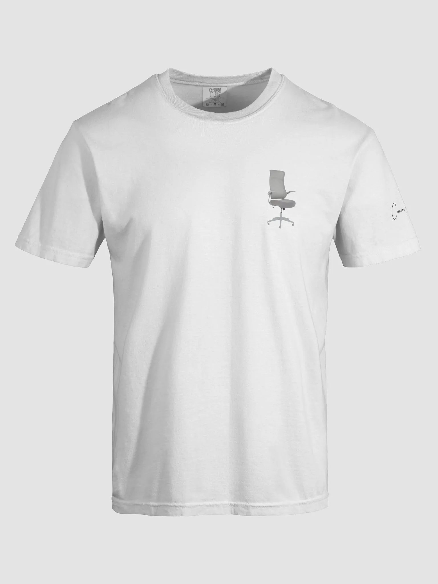 The Man The Myth The Chair Luxury Heavyweight T-Shirt product image (5)