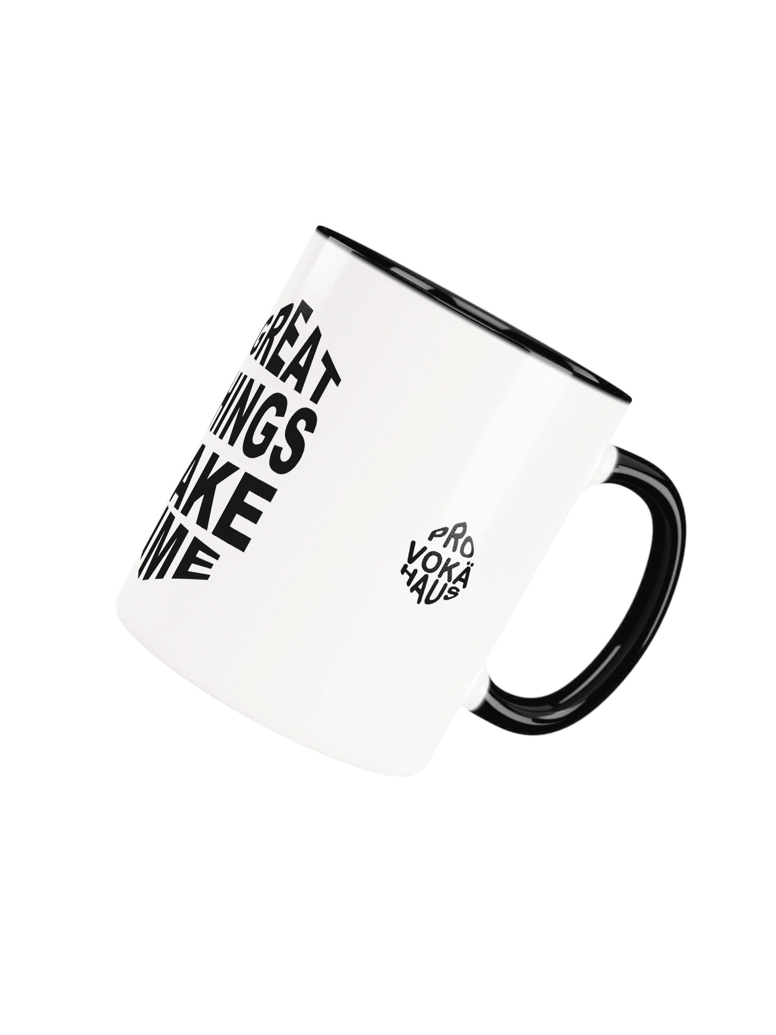 PROVOKÄHAUS Great Things Take Time Mug — Color Inside product image (7)