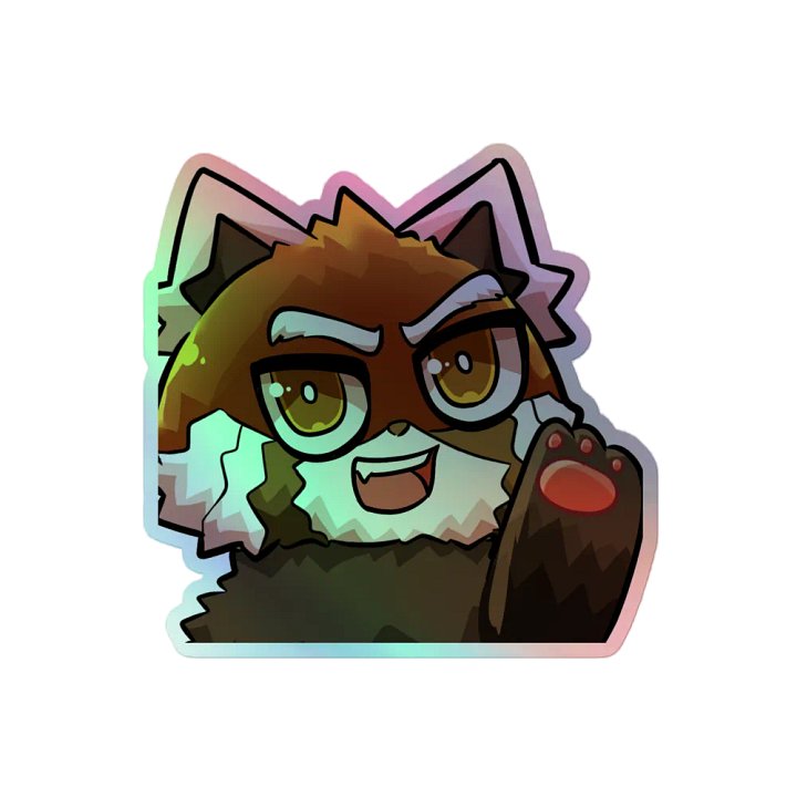 Holographic Wave Sticker product image (2)