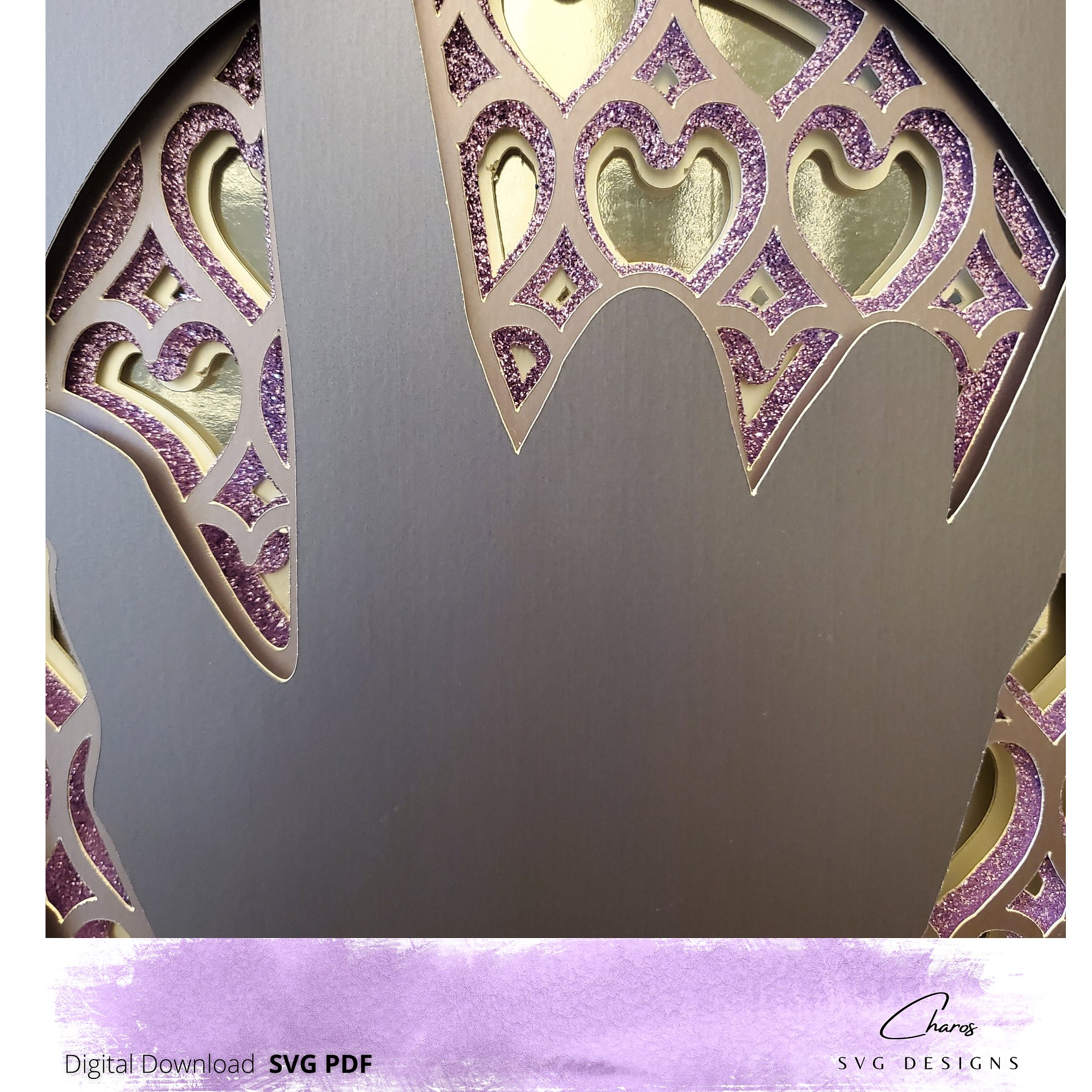 3D 5-Layer 'I Love You' in ASL SVG product image (9)
