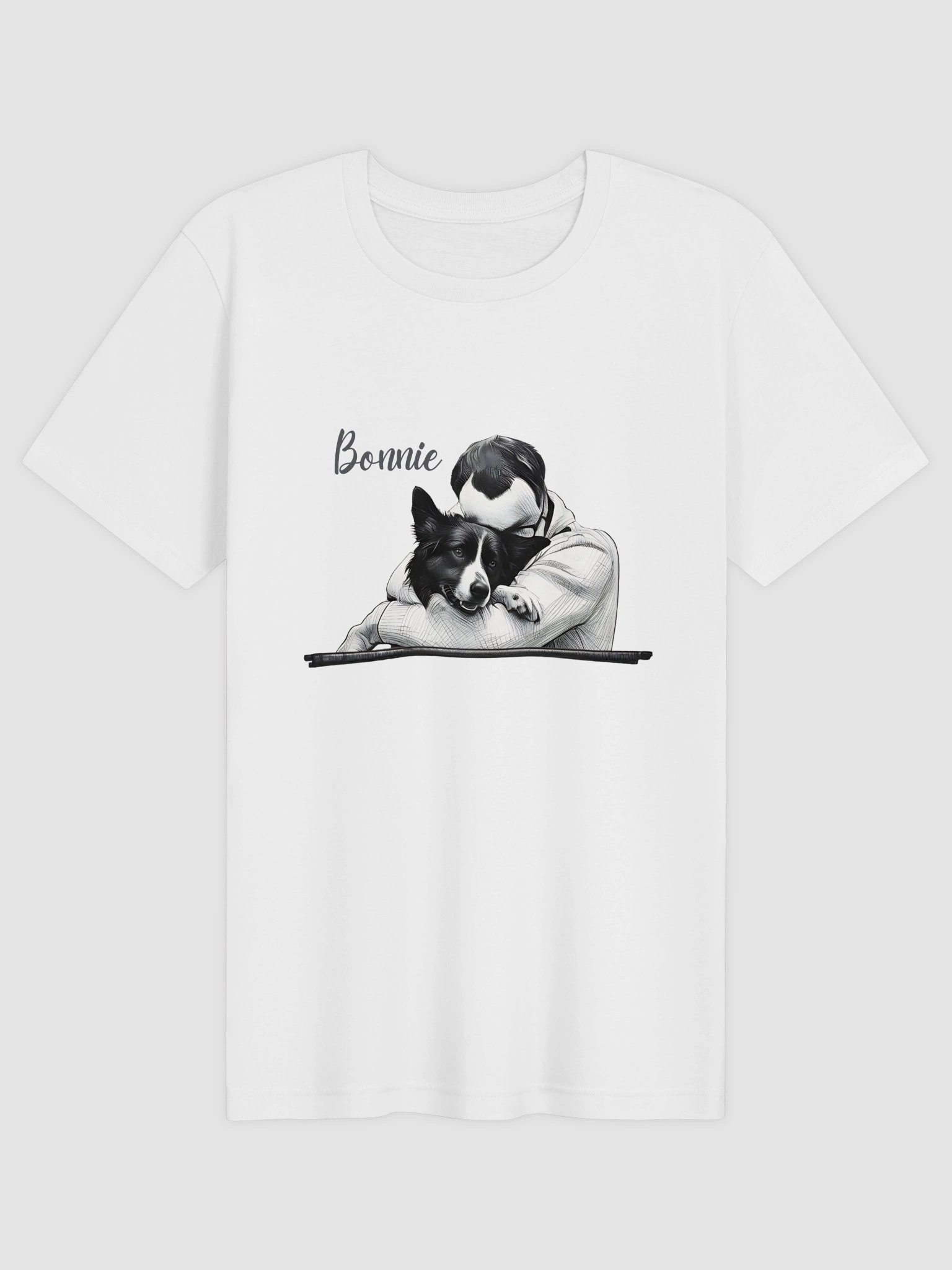 Custom Pencil Sketch Pet Portrait T-Shirt product image (6)