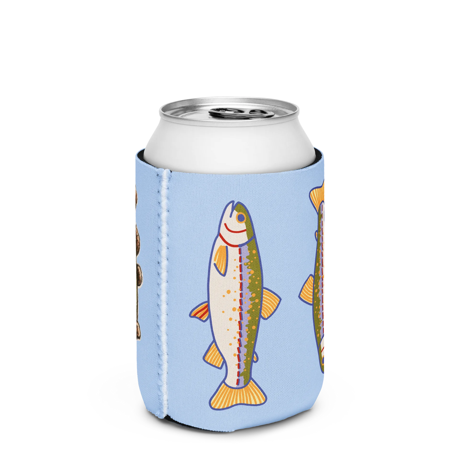 Trout Print Can Coozie product image (1)