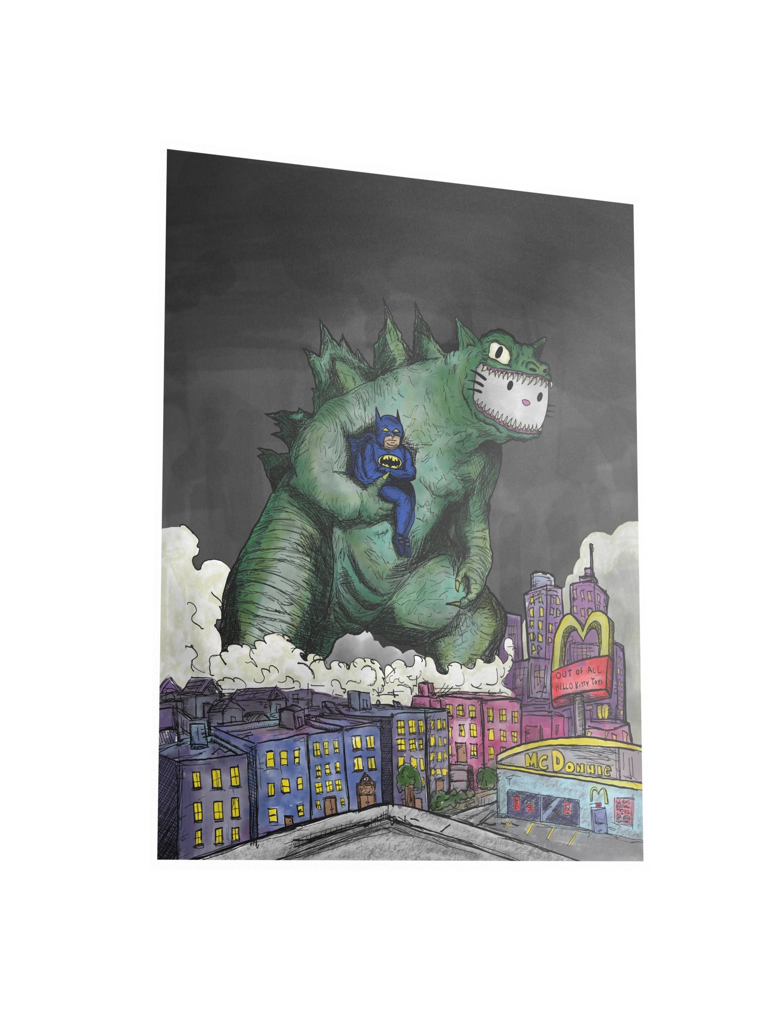 Hello Godzilla Kitty! Poster product image (5)
