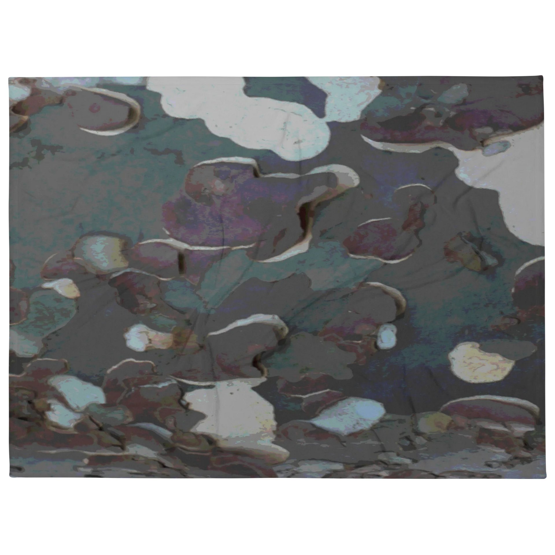 Blanchard River Sycamore Bark Throw Blanket product image (1)