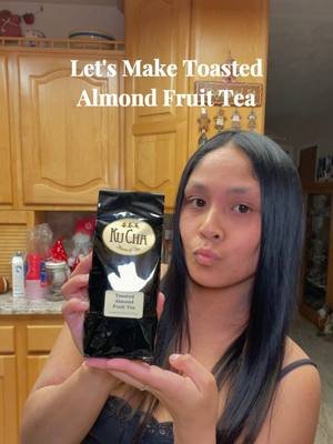 Toasted Almond Fruit Tea! 🍓✨🌰 It's getting chilly outside, so I am trying out different cozy teas! 🌿 I hope everyone is taking care of themselves. I know the holiday season can be difficult for a couple of folks, so please be gentle and kind to yourself this season. 🤍 #tealovers #barista #cozydrinks #cozyaesthetic #cozylifestyle