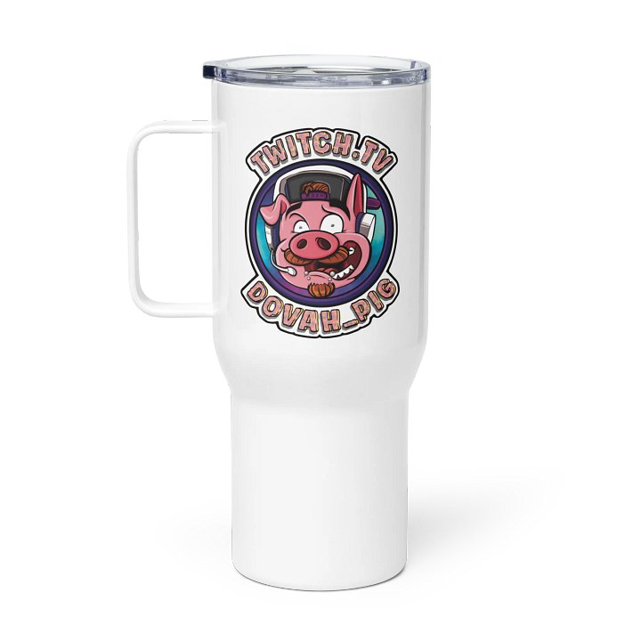 Dovah Pig Twitch Travel Mug product image (1)